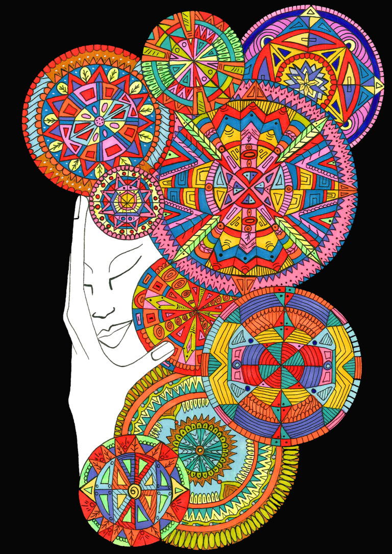 Mandala wig